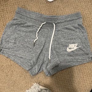 Grey Nike lounge shorts
